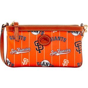 Dooney & Bourke MLB San Francisco Giants Nylon Cross Body Pouchette in Orange